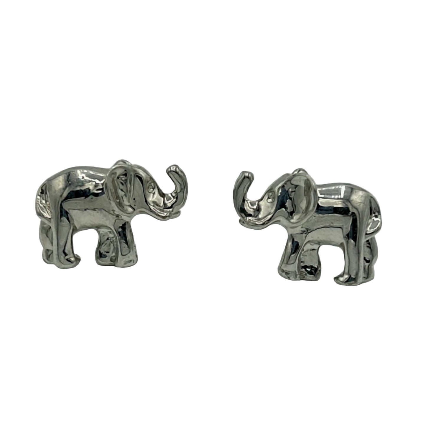 Vintage Silver Elephant Cufflinks