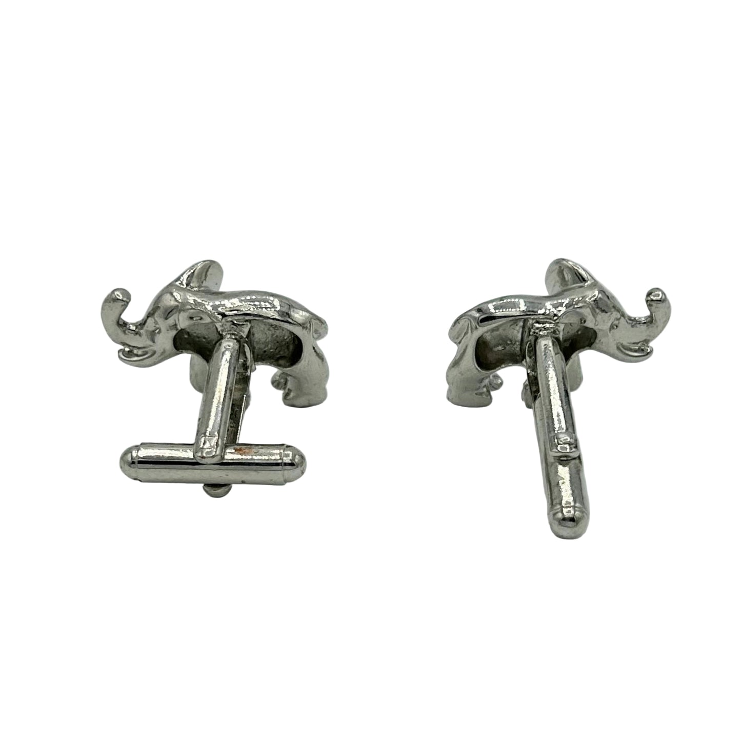 Vintage Silver Elephant Cufflinks