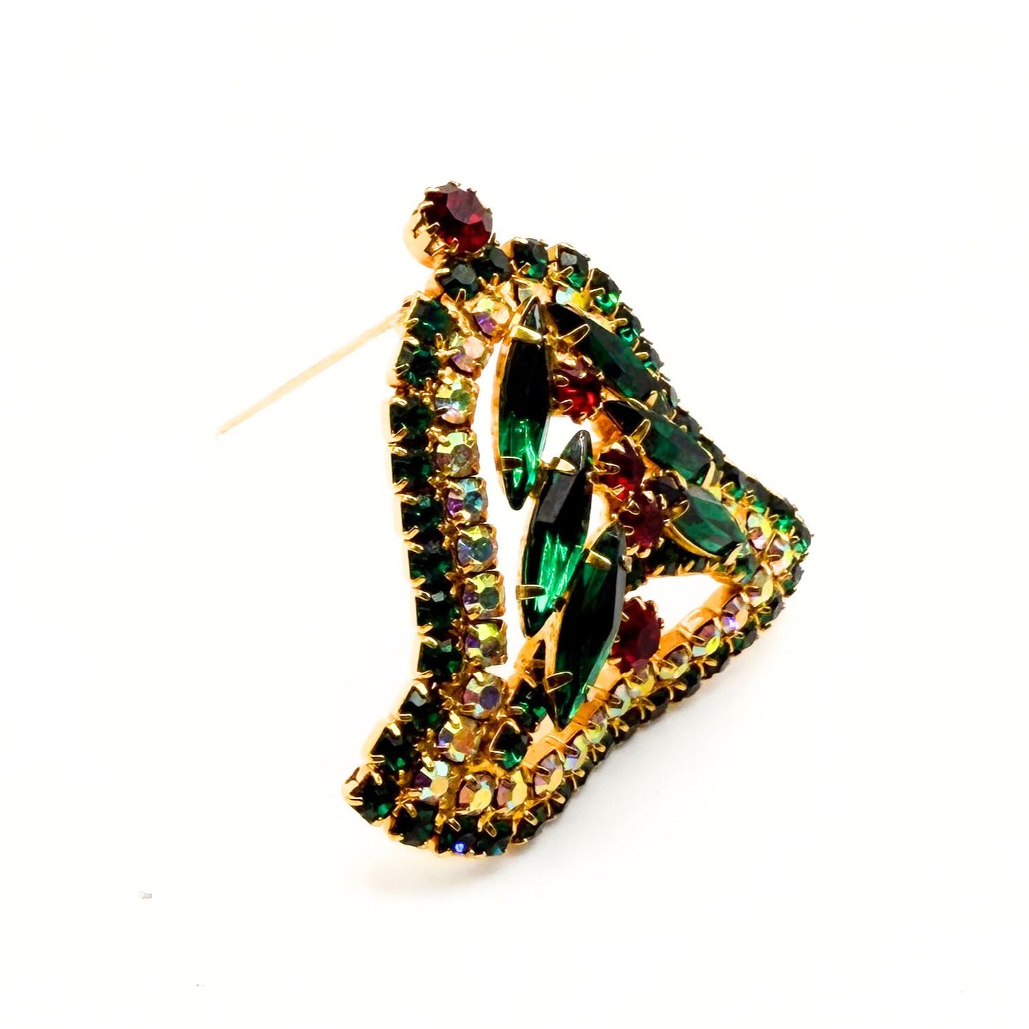 Vintage Christmas Bell Brooch