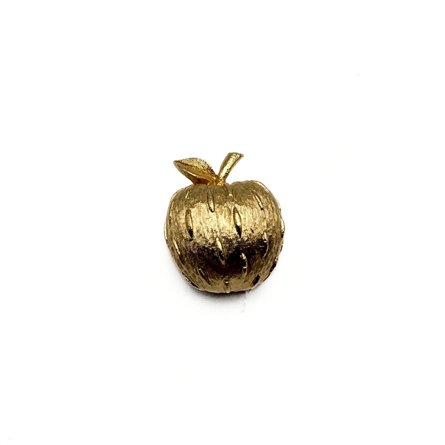 Vintage Napier Apple Brooch – Gold-Tone Pin