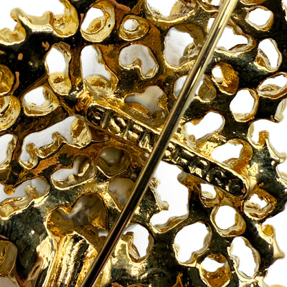 Vintage Eisenberg Ice Christmas Tree Brooch & Earrings Set