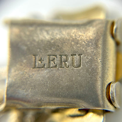 Vintage Leru Pearl and Gold Demi Parure