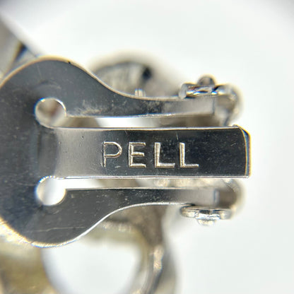 Vintage Pell Rhinestone Earrings