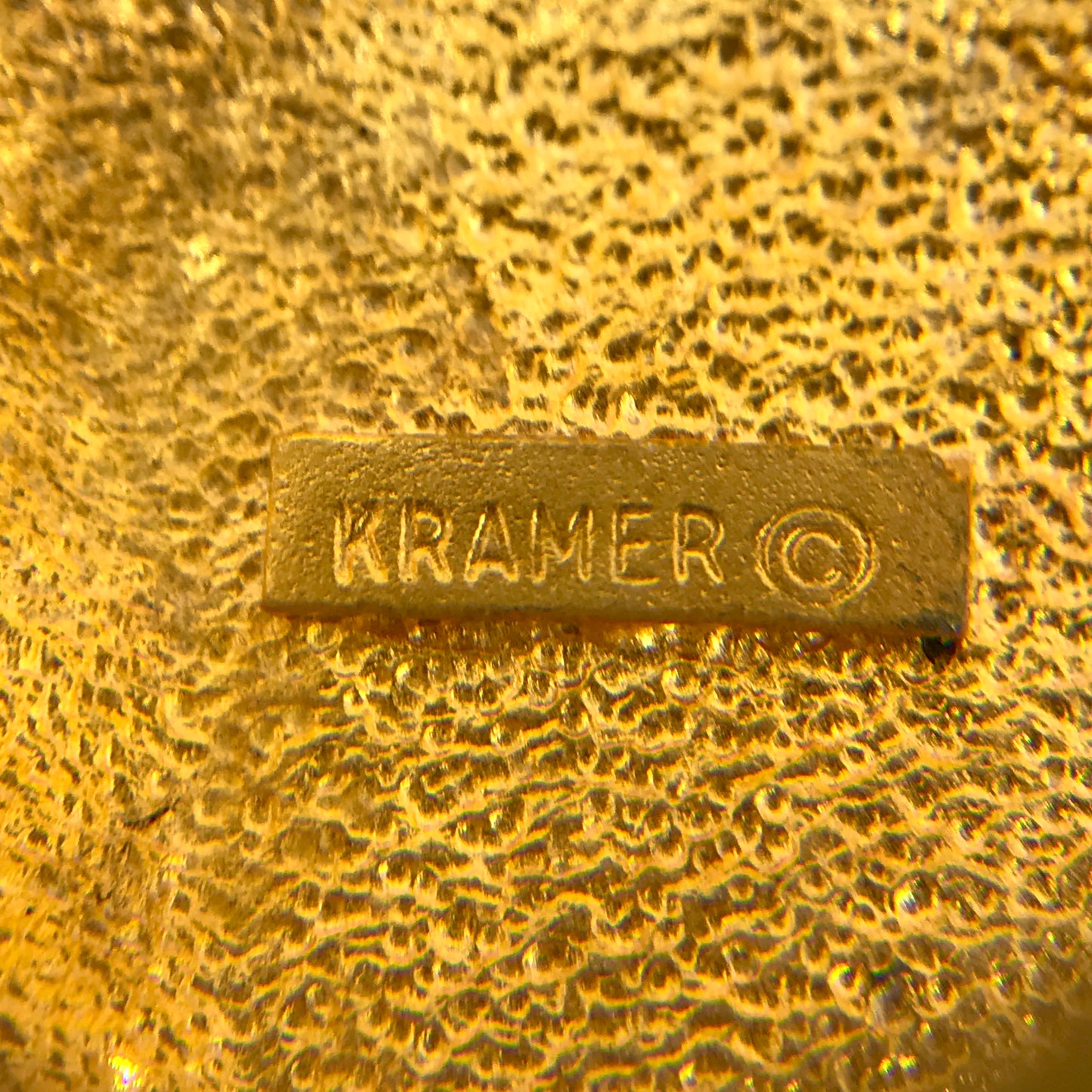 Vintage Kramer Hebrew Brooch