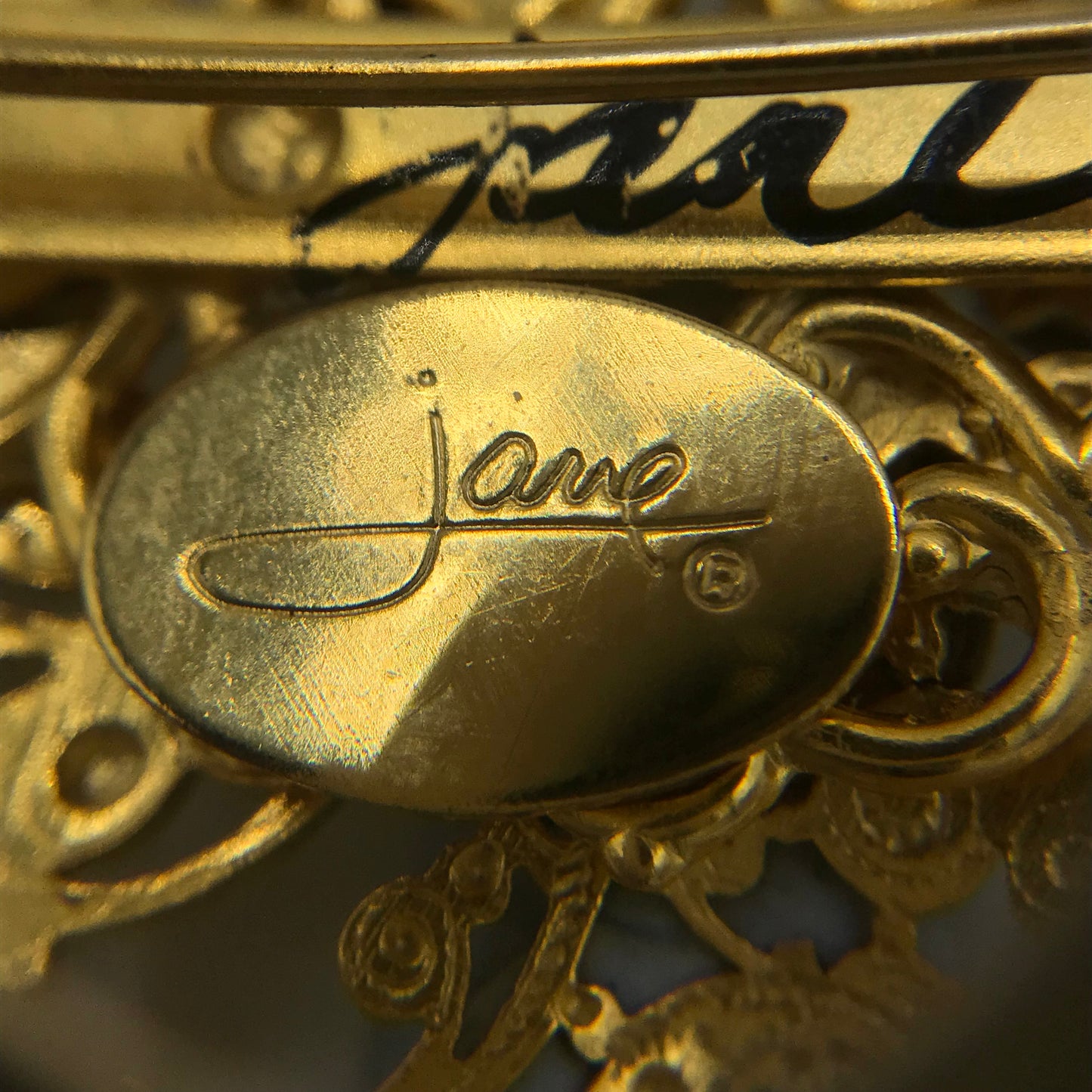 Vintage Jane Christmas Brooch